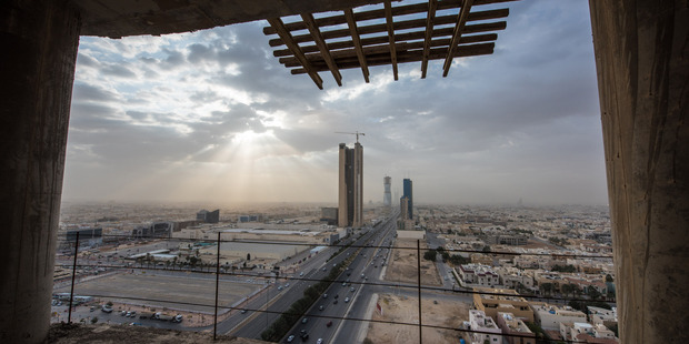 Authorities have reined in public spending, imposed hiring freezes and halted work on infrastructure and real estate projects. Photo / Bloomberg
