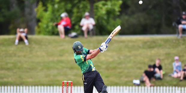 Tom Bruce playing for the CD Stags. Photo / Photosport