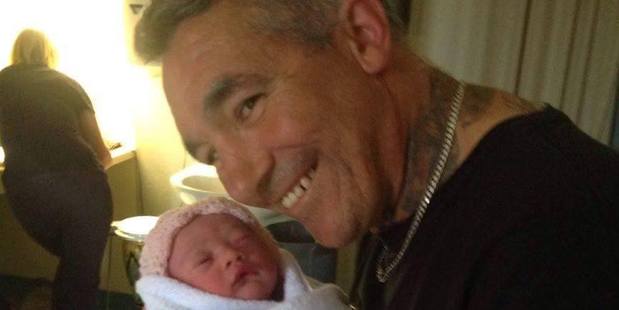 Jason Lilly and his grandchild Milan. Photo / Supplied