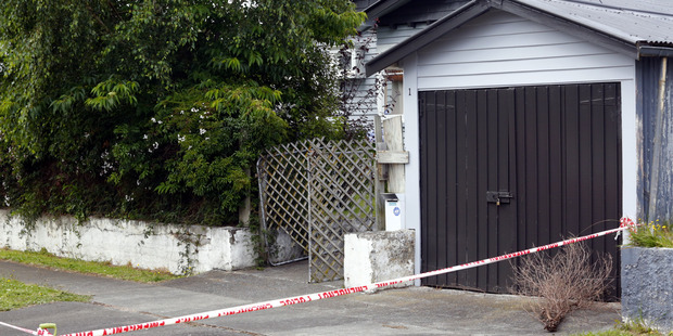 The scene of the fatal shooting in Whanganui. Photo / Natalie Sixtus