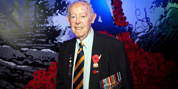 Jack Meehan at the opening of the World War I exhibition at Classic Flyers on April 23, 2015. Photo/file