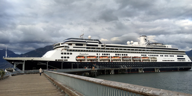 Catherine is second in command of the Holland America Line ship Zaandam. PHOTO/SUPPLIED