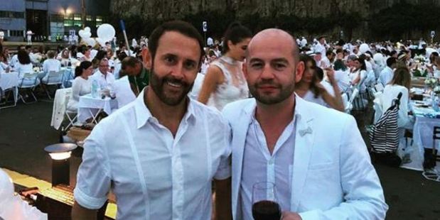 Back together again? In an Instagram snap posted to Andy John's account, the marketing manager poses with his arm around a smiling Craig Roach. Photo / mafs_andy Instagram