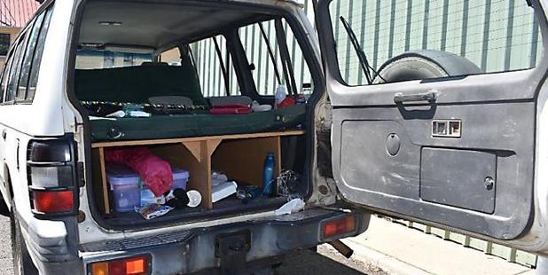 The 4WD where a backpacker was allegedly held hostage, raped and beaten for two months. Picture: Owen Jacques/ The Western Star