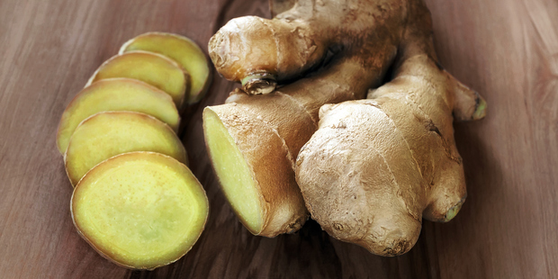 If you find ginger hard to peel because of its peculiar shape, try using a teaspoon. Photo / Getty