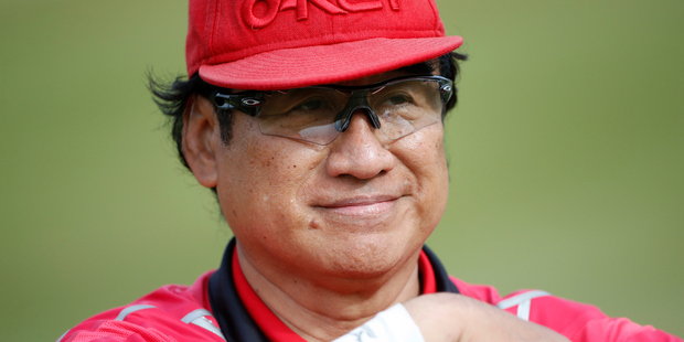 John Key's new boss, Dr Haruhisa Handa. Photo / Photosport