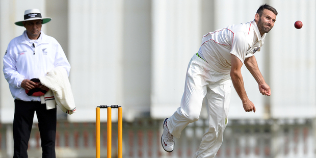 Canterbury bowler Andrew Ellis. Photo / Photosport