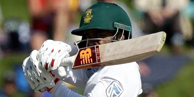 Temba Bavuma helped take the game away from New Zealand. Photo / AP
