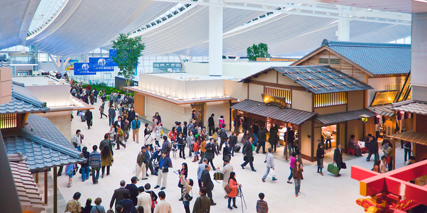 Tokyo Haneda Airport is a short subway ride away from the city. Photo / Getty Images