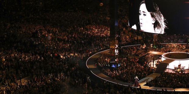 The Golden Circle gets you as close to Adele as possible. Photo / Getty Images