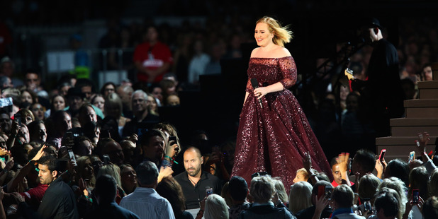 Adele performs at Adelaide Oval on March 13, 2017 in Adelaide, Australia. Photo / Getty 