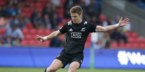 Jordie Barrett scored 24 points for New Zealand in the 2016 Oceania Under 20s' tournament on the Gold Coast. Photosport