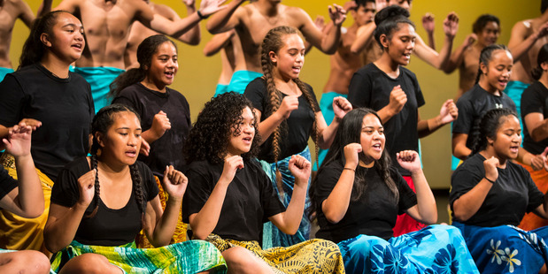 The Niuean group from Avondale College are among 13 groups entered at this year's Polyfest. Photo / Jason Oxenham.