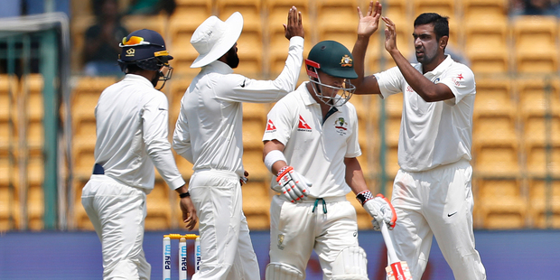 The test series between India and Australia has so far proven spiteful. Photo / AP
