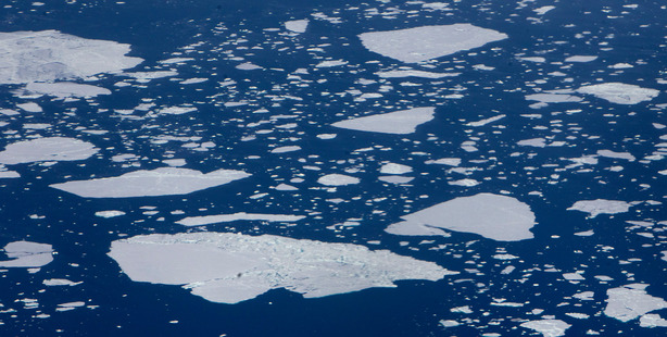 A new study says 30 to 50 per cent of the overall decline in September Arctic sea ice since 1979 can be accounted for by natural variability. Photo / Alan Gibson