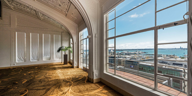 The top floor has sweeping views of Auckland Harbour. Photo / Supplied