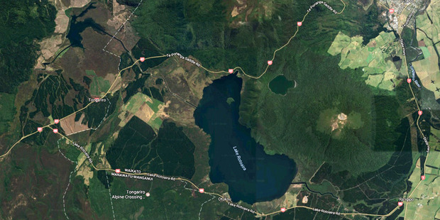 There has been a serious crash on Te Ponanga Saddle Rd near Turangi. Photo/Google Maps