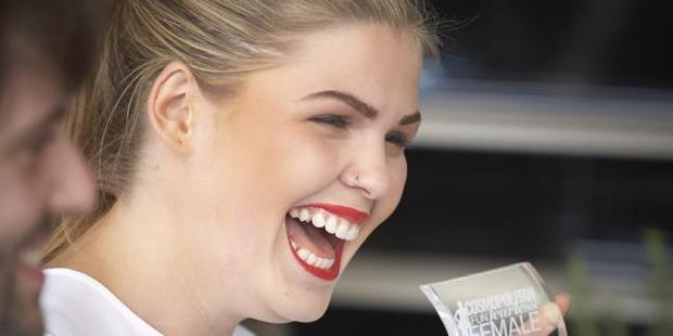 In 2014 Belle Gibson was awarded Cosmopolitan magazine's Fun Fearless Female Award. It was later revoked. Photo / News Corp