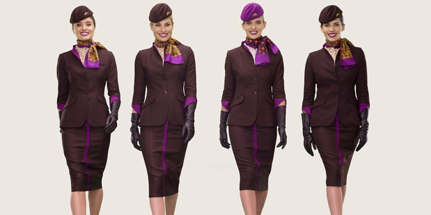 Etihad cabin crew.
