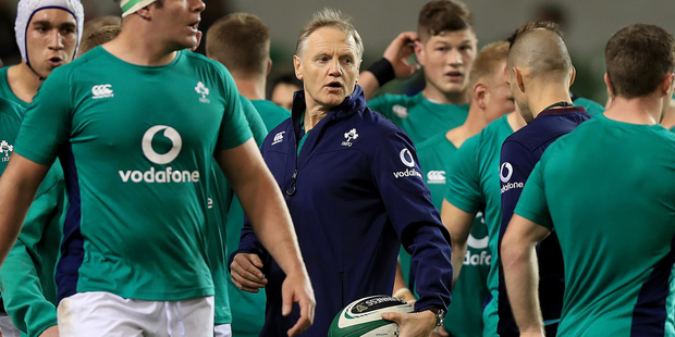 Ireland head coach Joe Schmidt at training. Photo/Photosport