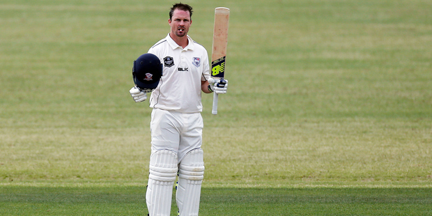 Colin Munro scored his fourth century of the Plunket Shield season. Photo / photosport.nz