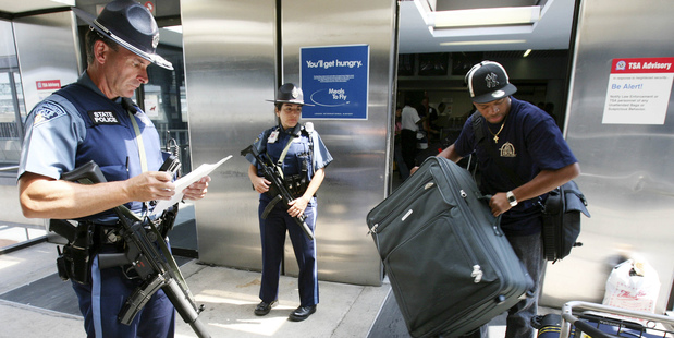 A spokeswoman for US Customs and Border Protection said "all travellers arriving to the US are subject to CBP inspection". Photo / AP