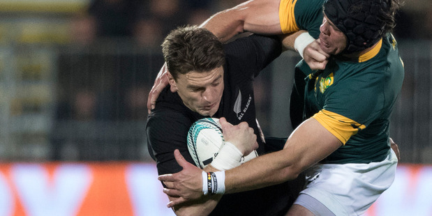 The All Blacks and Springboks could met in pool play at the 2019 Rugby World Cup. Photo / Brett Phibbs