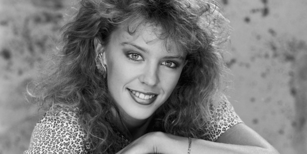 Australian pop singer and star of 'Neighbours', Kylie Minogue, circa 1990. Photo / Getty
