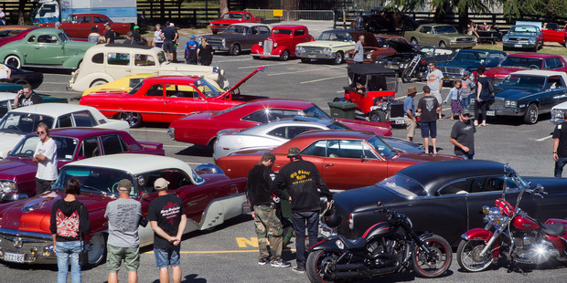 Car show of traditional and radical hot rods. Photo/Ben Fraser