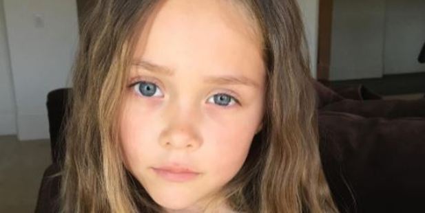 Savy Monroe began begging her parents to let her model from the age of three. Photo / Instagram