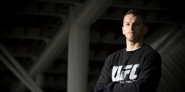 Kiwi UFC fighter Daniel Hooker. Photo / Greg Bowker