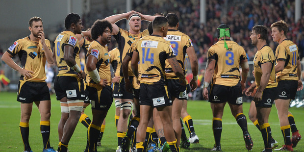 Western Force players reacting during their match against the Crusaders. Photo/Getty Images