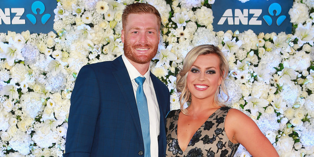 Martin Guptill and Laura McGoldrick are expecting their first child. Photo / Norrie Montgomery.
