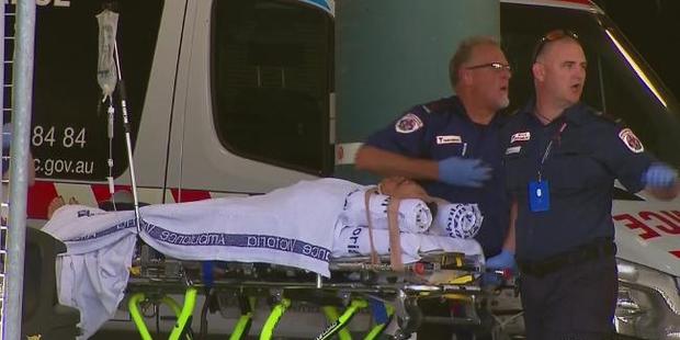 Police say the attack was witnessed by many at the centre, and caught on CCTV. Photo / Nine News