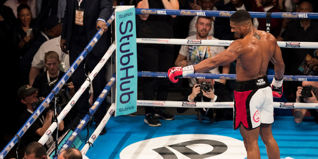 Out of arm's way - Wladimir Klitschko says muscular fighters like Anthony Joshua are made to be broken. Photo / Photosport