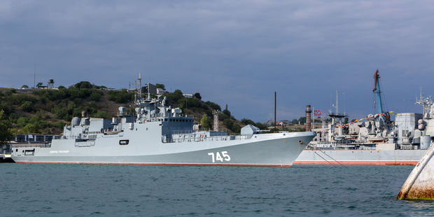Russia's newest patrol ship, the Admiral Grigorovich. Photo / 123RF