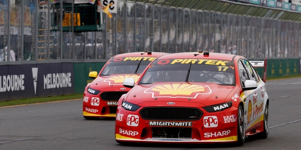 Kiwi DJR Team Penske driver Scott McLaughlin wants to get a good qualifying package together in Tasmania. Photo / Edge Photographics