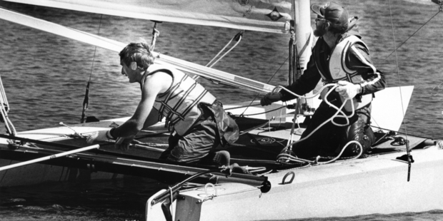 Rex Sellers won gold with Chris Timms at the 1984 Los Angeles Olympics. Photo / Supplied