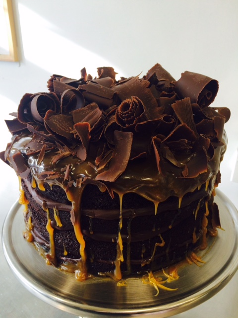 Chocolate cake from Zany Zeus cafe.