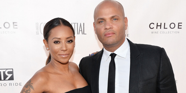 Singer Mel B (L) and her ex husband Stephen Belafonte. Photo / Getty
