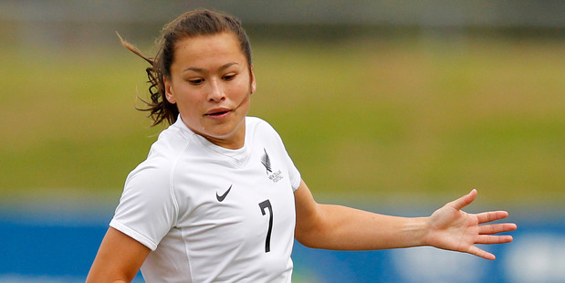 New Zealand's Ali Riley. Photo / NZPA.