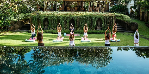 Escape Haven - a women-only surf, yoga, wellness, fitness, detox retreat set in a luxury private villa in Canggu, Bali.