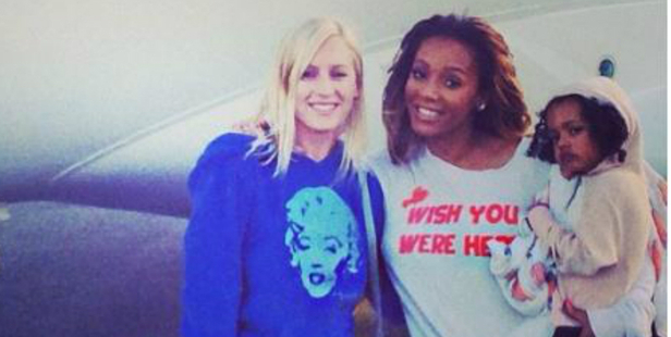 Nanny Lorraine Gilles and Mel B. Photo / Instagram