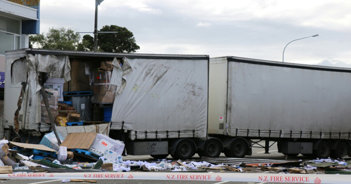 No one was injured as a result of the accident.