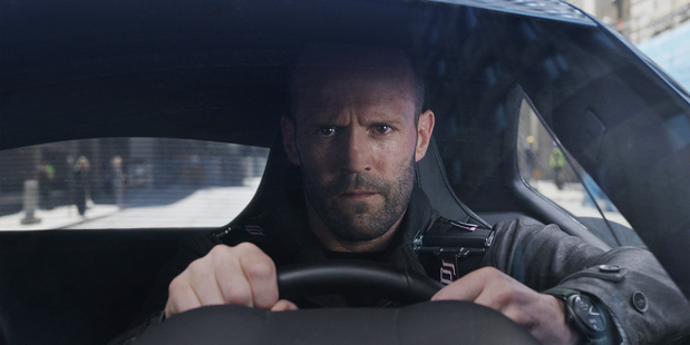 Jason Statham in The Fate of the Furious. Photo/AP