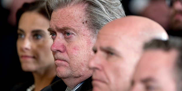 President Donald Trump has recently described Steve Bannon as 'a guy who works for me'. Photo / AP