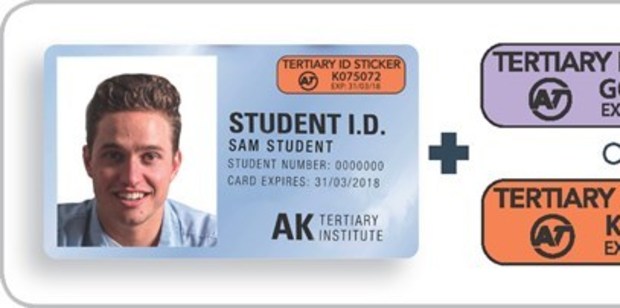 Auckland Transport is looking at how to make it easier for students to get the discount loaded on their Hop Cards following complaints. Image / Auckland Transport