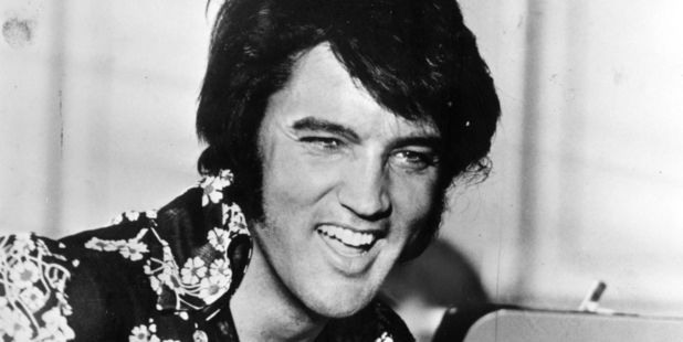 Circa 1975: American popular singer and film star Elvis Presley. Photo / Getty