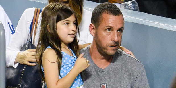 Adam Sandler and his daughter Sunny Madeline Sandler. Photo / Getty 