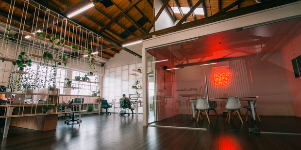 Inside Motion Sickness’ Auckland-based office. 
